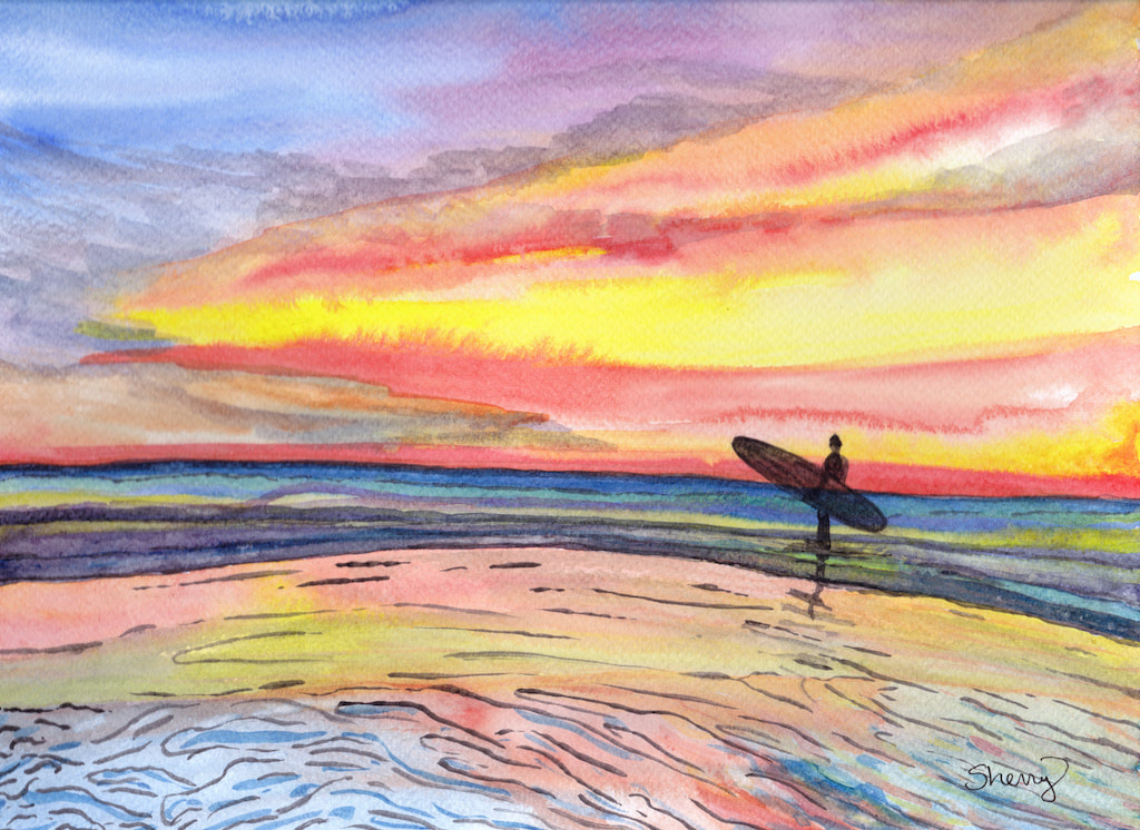 Start Water Color Painting Now - Sherry Barrett - Dancin' & Doodlin